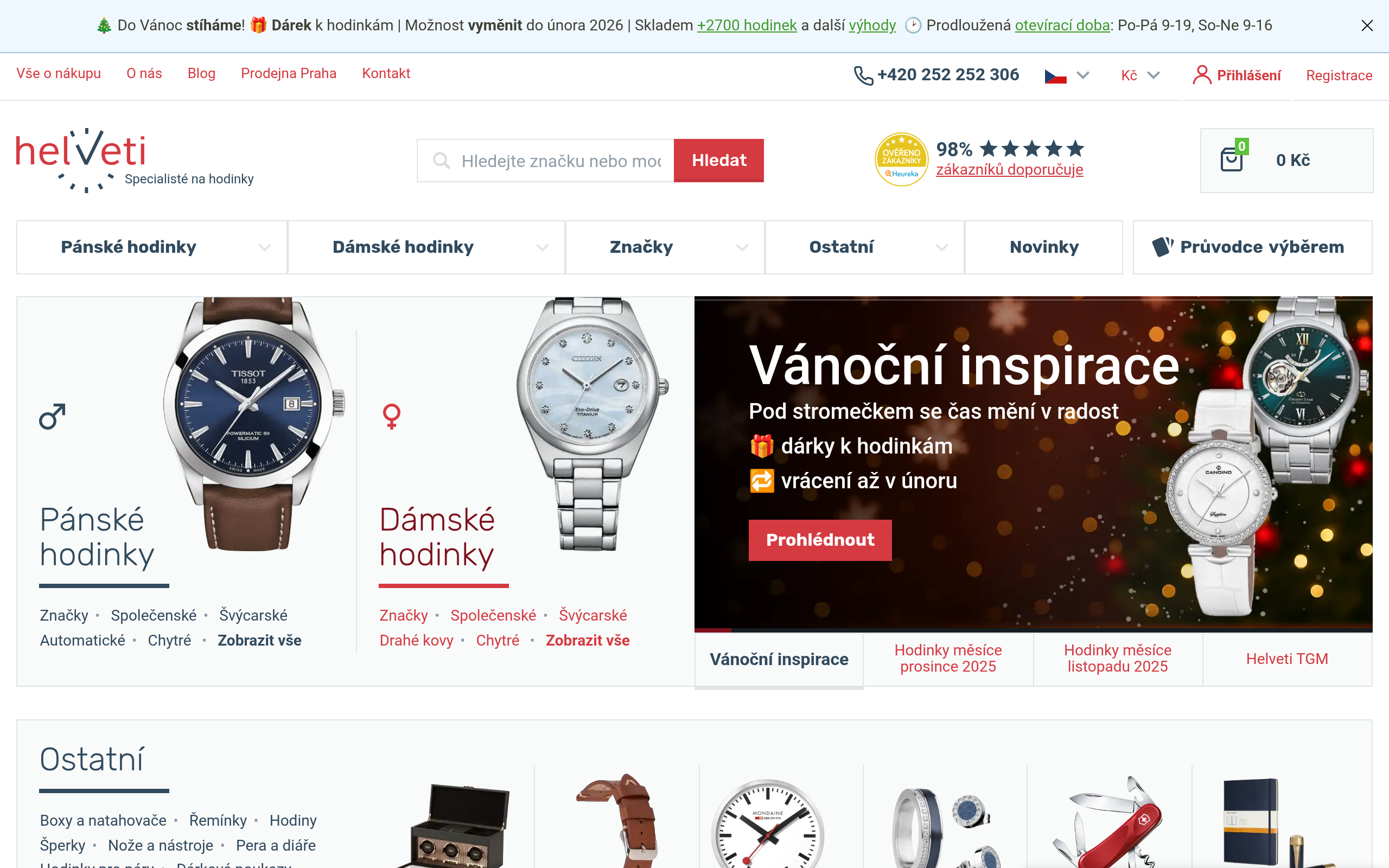 Helveti - e-shop postavený na Simplia